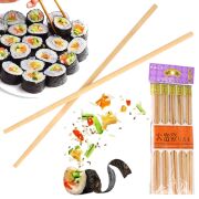 PAŁECZKI DO SUSHI BAMBUSOWE DREWNIANE  24 cm 10 KPL