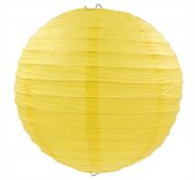 ABAŻUR LAMPION PAPIEROWY KLOSZ DO LAMPY WISZĄCEJ DEKORACJA 30 cm J. ŻÓŁTY