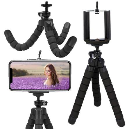 STATYW TRIPOD NA TELEFON APARAT SELFIE STICK STABILNY UCHWYT ELASTYCZNY