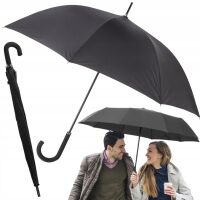 PARASOL AUTOMATYCZNY DUŻY RODZINNY CZARNY PARASOLKA XXL 120cm DWUOSOBOWY V7